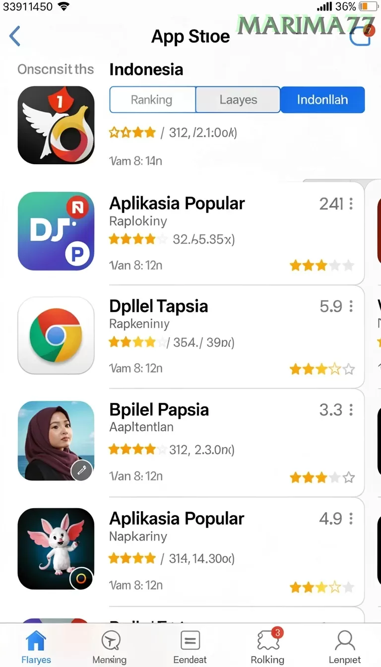 Cuplikan layar 987UP — aktivitas
